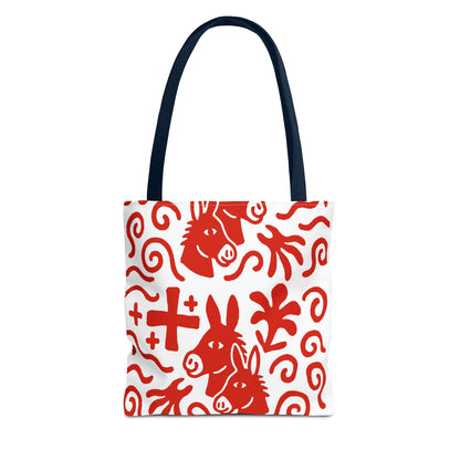Whimsical Donkey Print Tote Bag | Eco-Friendly Shopping, Gift Bag, Farmhouse Chic, Fun Accessories, Unique Design