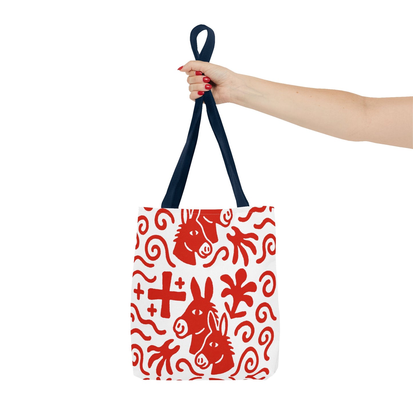 Whimsical Donkey Print Tote Bag | Eco-Friendly Shopping, Gift Bag, Farmhouse Chic, Fun Accessories, Unique Design