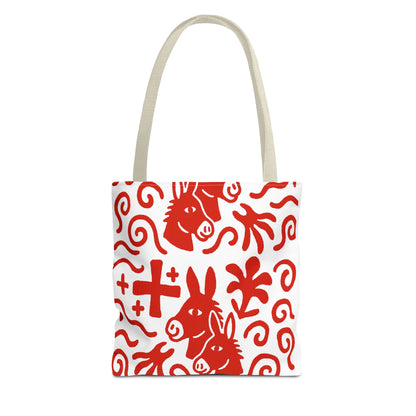 Whimsical Donkey Print Tote Bag | Eco-Friendly Shopping, Gift Bag, Farmhouse Chic, Fun Accessories, Unique Design