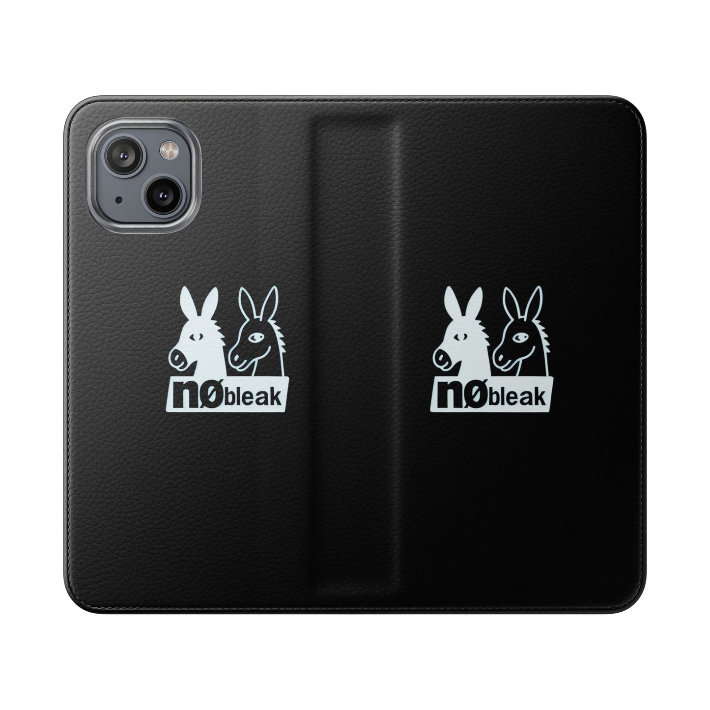 Stylish Flip Case with Unique Animal Design, Phone Protector, Gift for Animal Lovers, Customizable Phone Cover, Black Flip Wallet