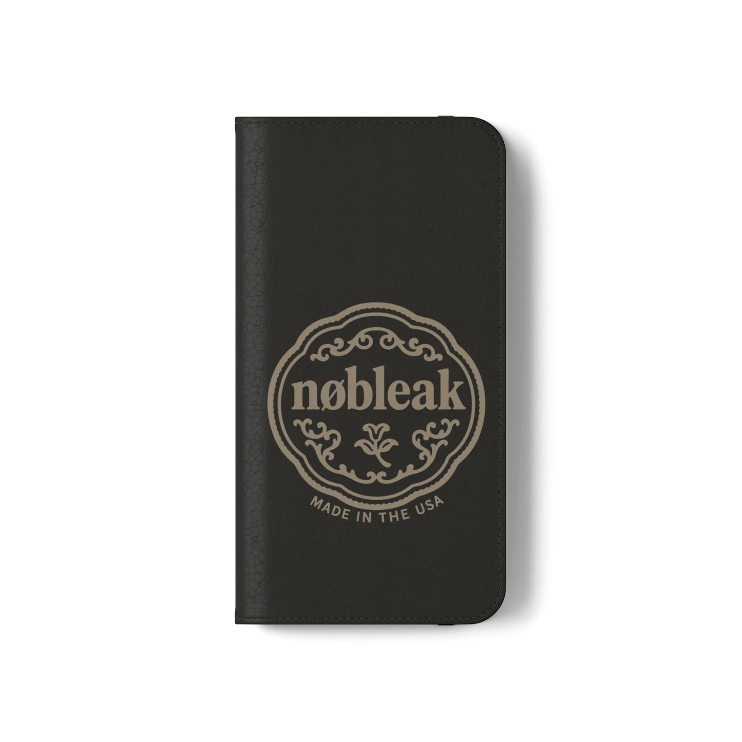 Elegant Leather Flip Case for Phones, Personalized Smartphone Case, Travel Wallet, Custom Gift for Her, Stylish Phone Protector