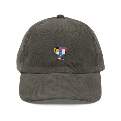 Unisex Corduroy Embroidered Trophy Cap — essential
