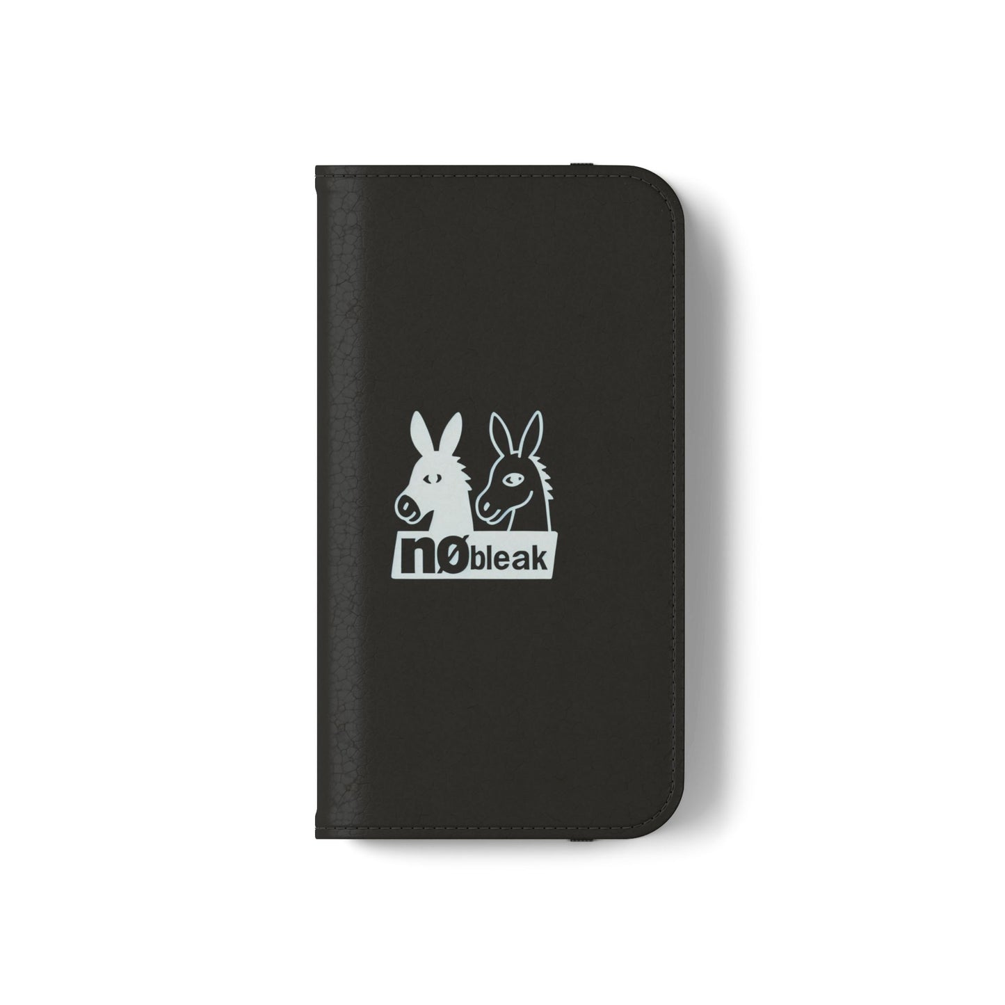 Stylish Flip Case with Unique Animal Design, Phone Protector, Gift for Animal Lovers, Customizable Phone Cover, Black Flip Wallet