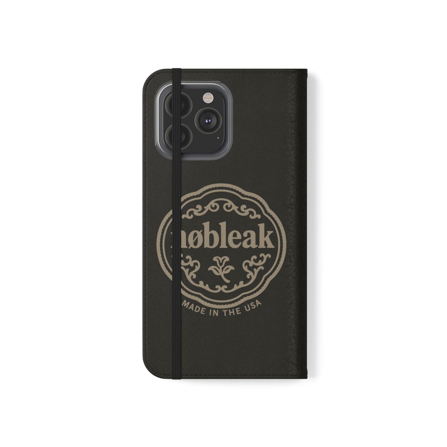 Elegant Leather Flip Case for Phones, Personalized Smartphone Case, Travel Wallet, Custom Gift for Her, Stylish Phone Protector