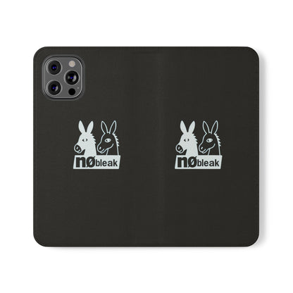 Stylish Flip Case with Unique Animal Design, Phone Protector, Gift for Animal Lovers, Customizable Phone Cover, Black Flip Wallet