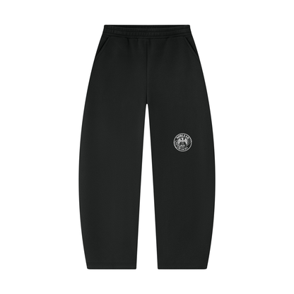 Unisex Barrel Leg Essential Sweatpants