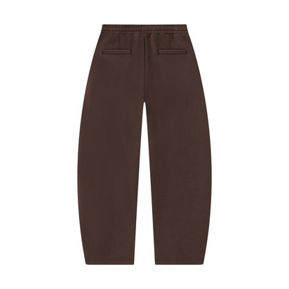 Unisex Barrel Leg Essential Sweatpants