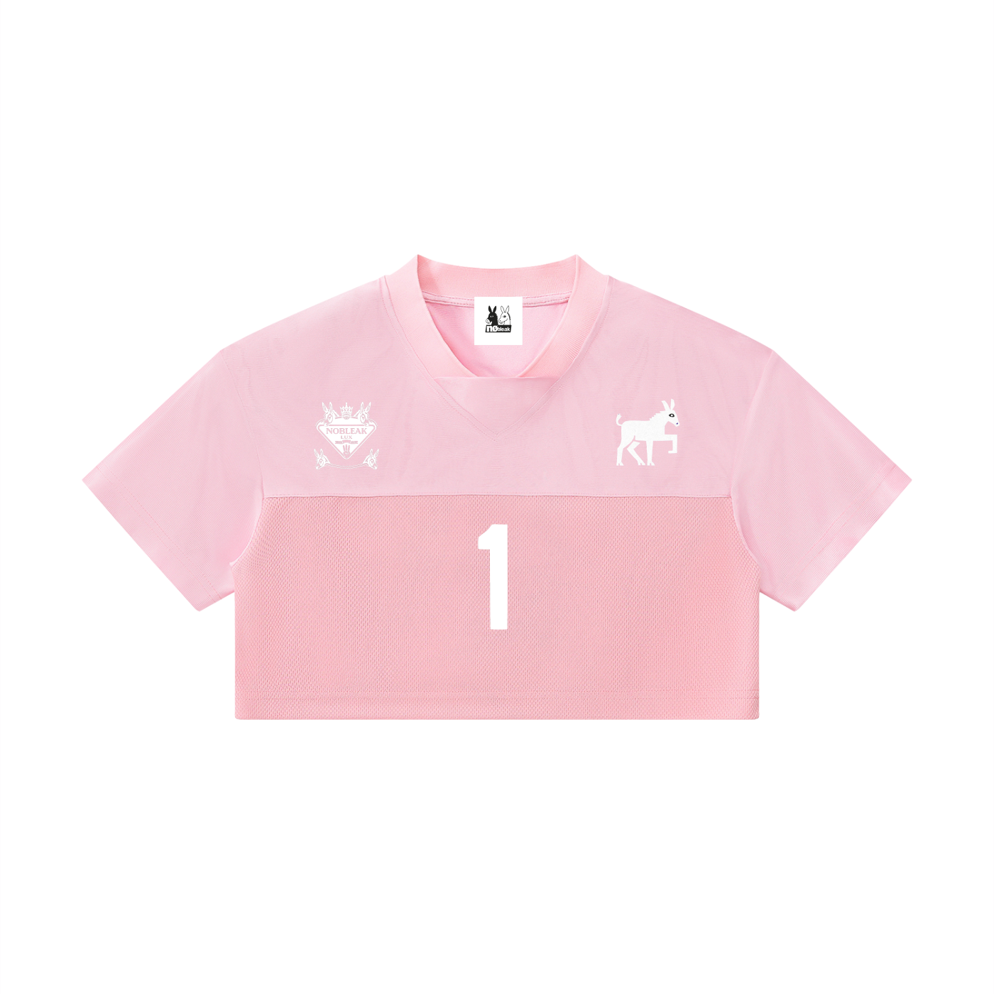 Women’s Cropped Paneled V-Neck Jersey