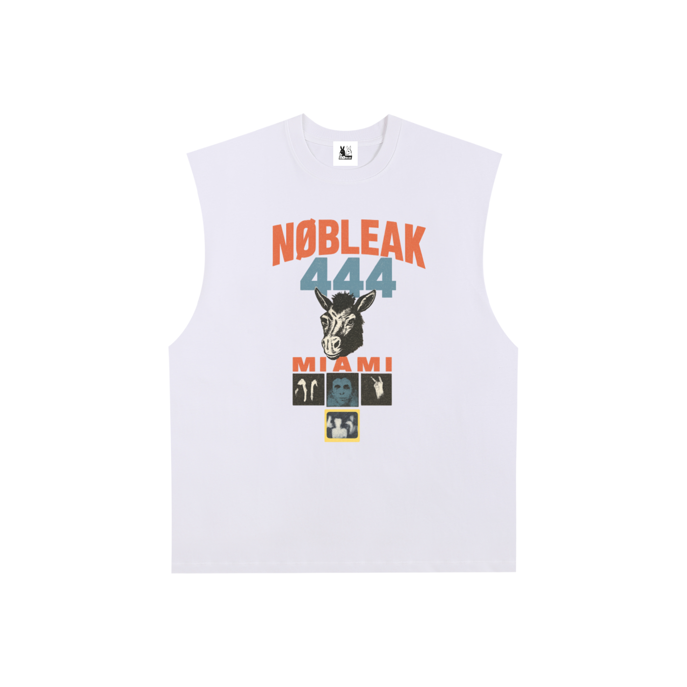 Men's Raw Edge Cotton Tank Top