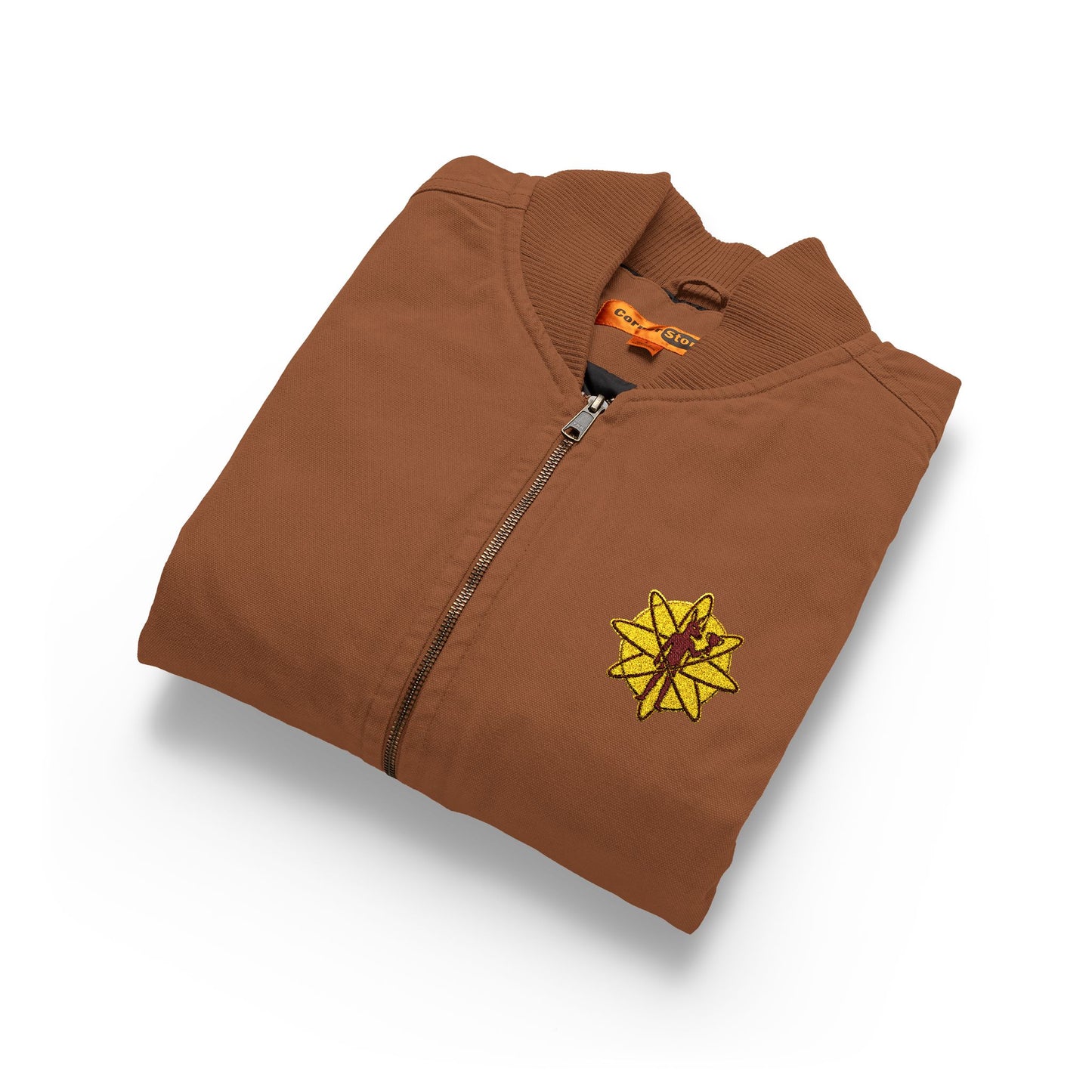 Embroidered Workwear Duck Cloth Jacket Vest — Durable Outdoor Utility Vest