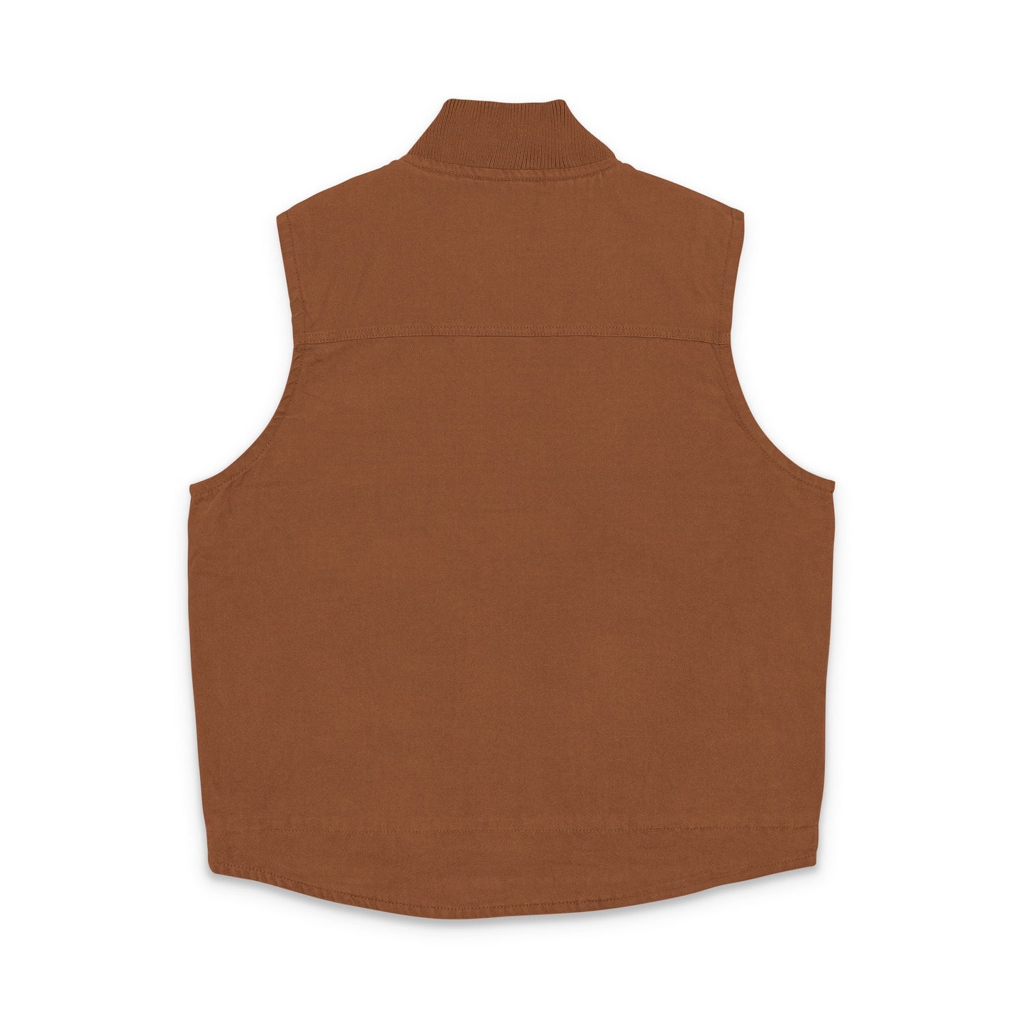 Embroidered Workwear Duck Cloth Jacket Vest — Durable Outdoor Utility Vest