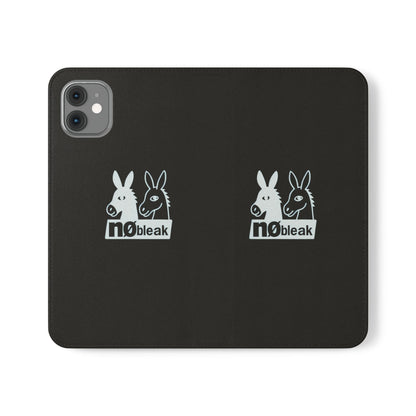 Stylish Flip Case with Unique Animal Design, Phone Protector, Gift for Animal Lovers, Customizable Phone Cover, Black Flip Wallet