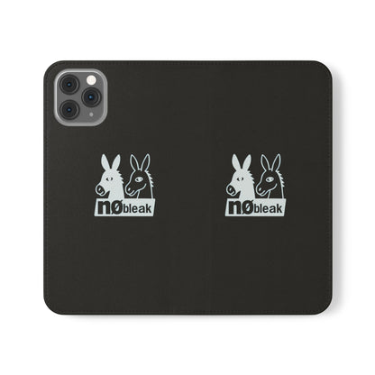 Stylish Flip Case with Unique Animal Design, Phone Protector, Gift for Animal Lovers, Customizable Phone Cover, Black Flip Wallet