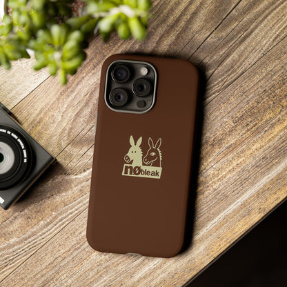 nøbleak Brown Phone case