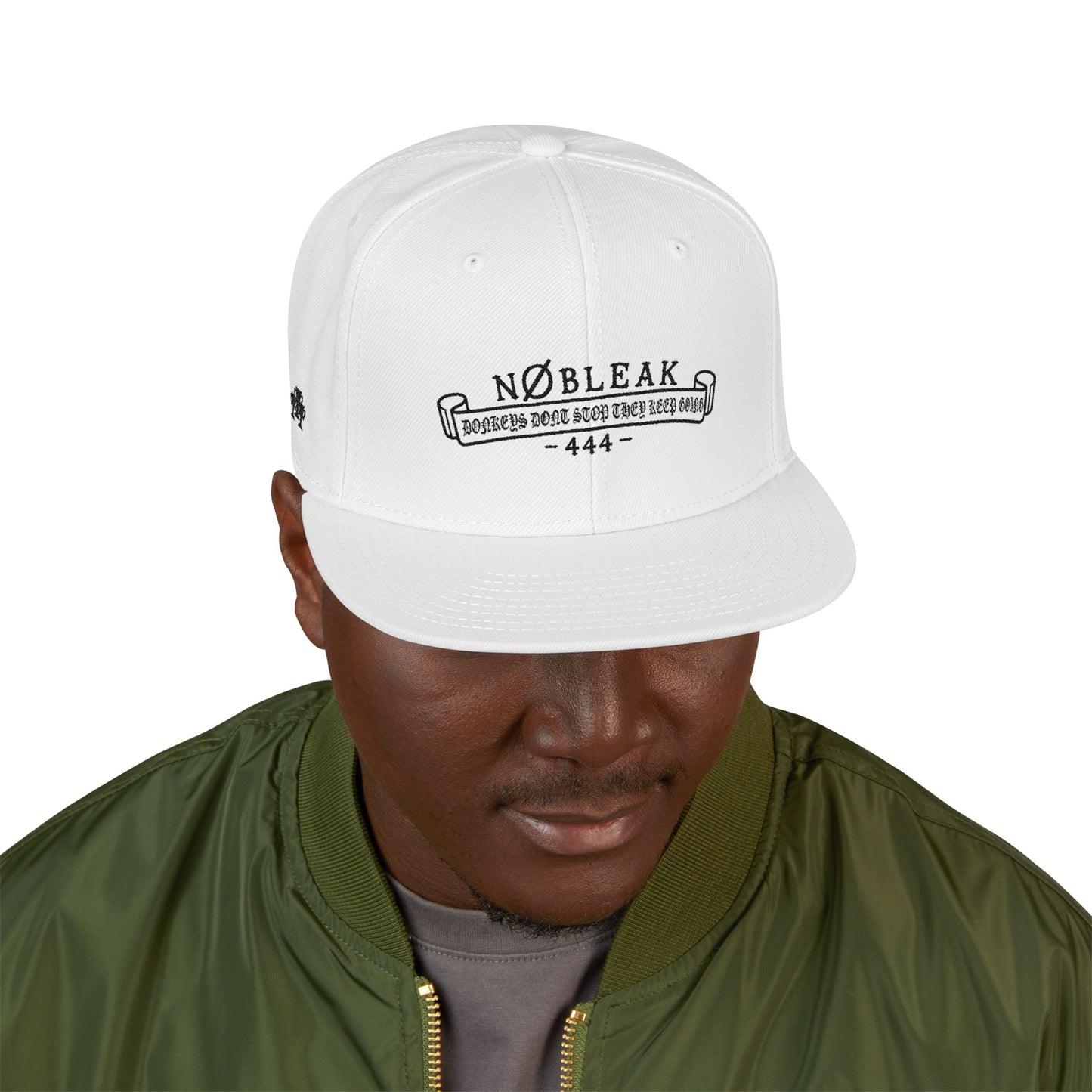 Embroidered Snapback Hat