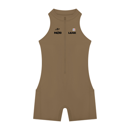 Women’s Quarter-Zip Yoga Active Romper