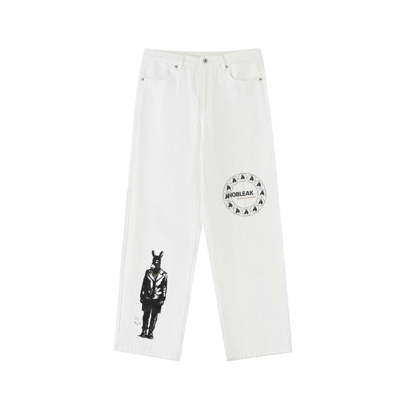 Heavyweight Cotton Straight-Leg Pants