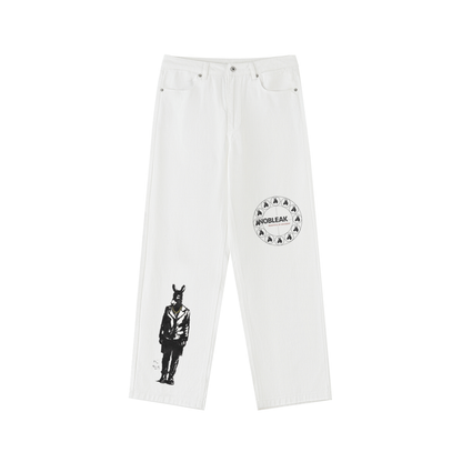 Heavyweight Cotton Straight-Leg Pants