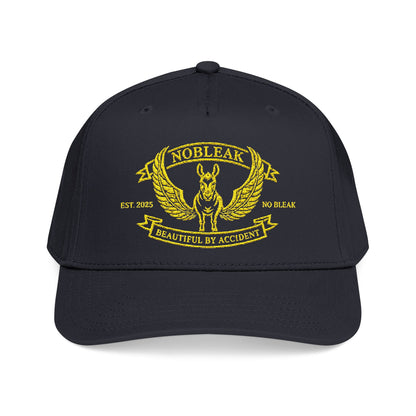 Baseball Cap — Yellow Distressed Rattlesnake Emblem Cap