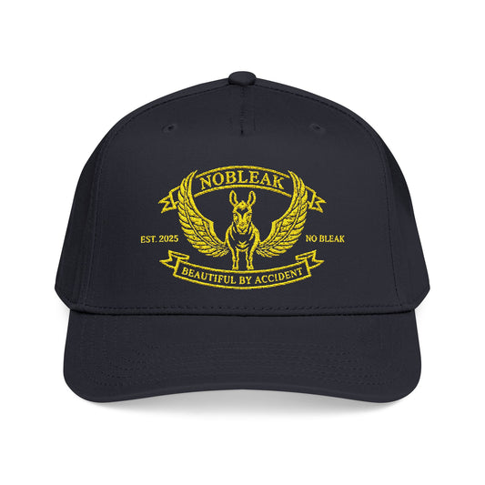 Baseball Cap — Yellow Distressed Rattlesnake Emblem Cap
