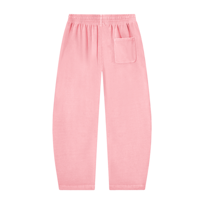 Men's Essential Washed Barrel Leg Sweatpants