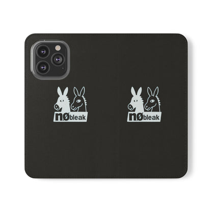 Stylish Flip Case with Unique Animal Design, Phone Protector, Gift for Animal Lovers, Customizable Phone Cover, Black Flip Wallet