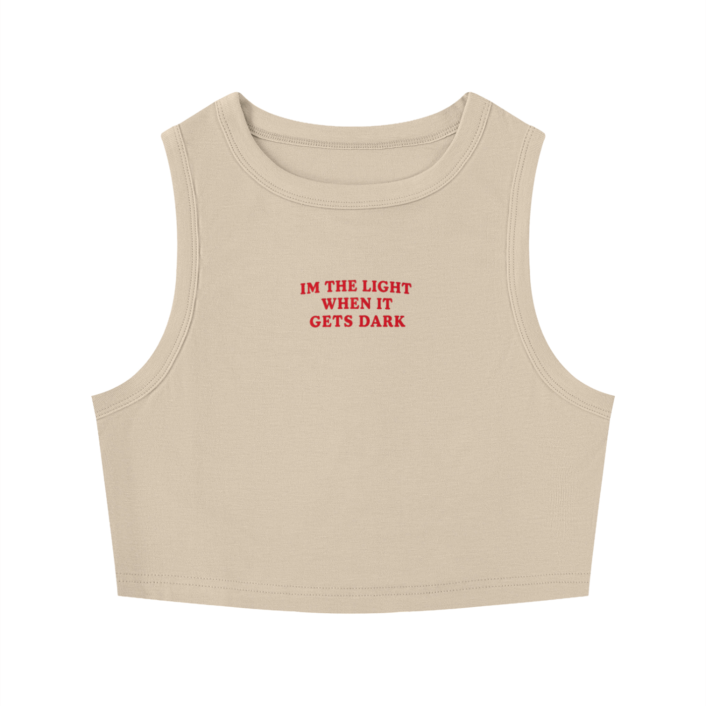 Women's Tight Crewneck Crop Tank Top