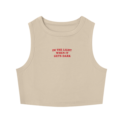 Women's Tight Crewneck Crop Tank Top