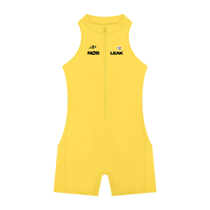 Women’s Quarter-Zip Yoga Active Romper