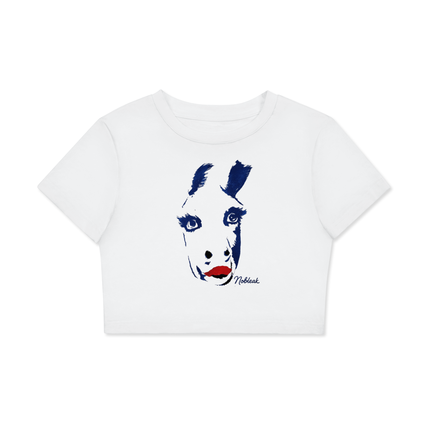 Fitted Crop Cotton T-Shirt