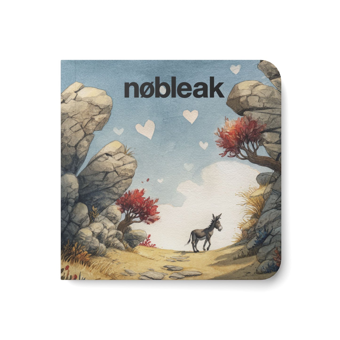 Book — Whimsical Donkey Adventure Kids’ Board Book (nøbleak Cover)