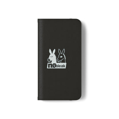 Stylish Flip Case with Unique Animal Design, Phone Protector, Gift for Animal Lovers, Customizable Phone Cover, Black Flip Wallet