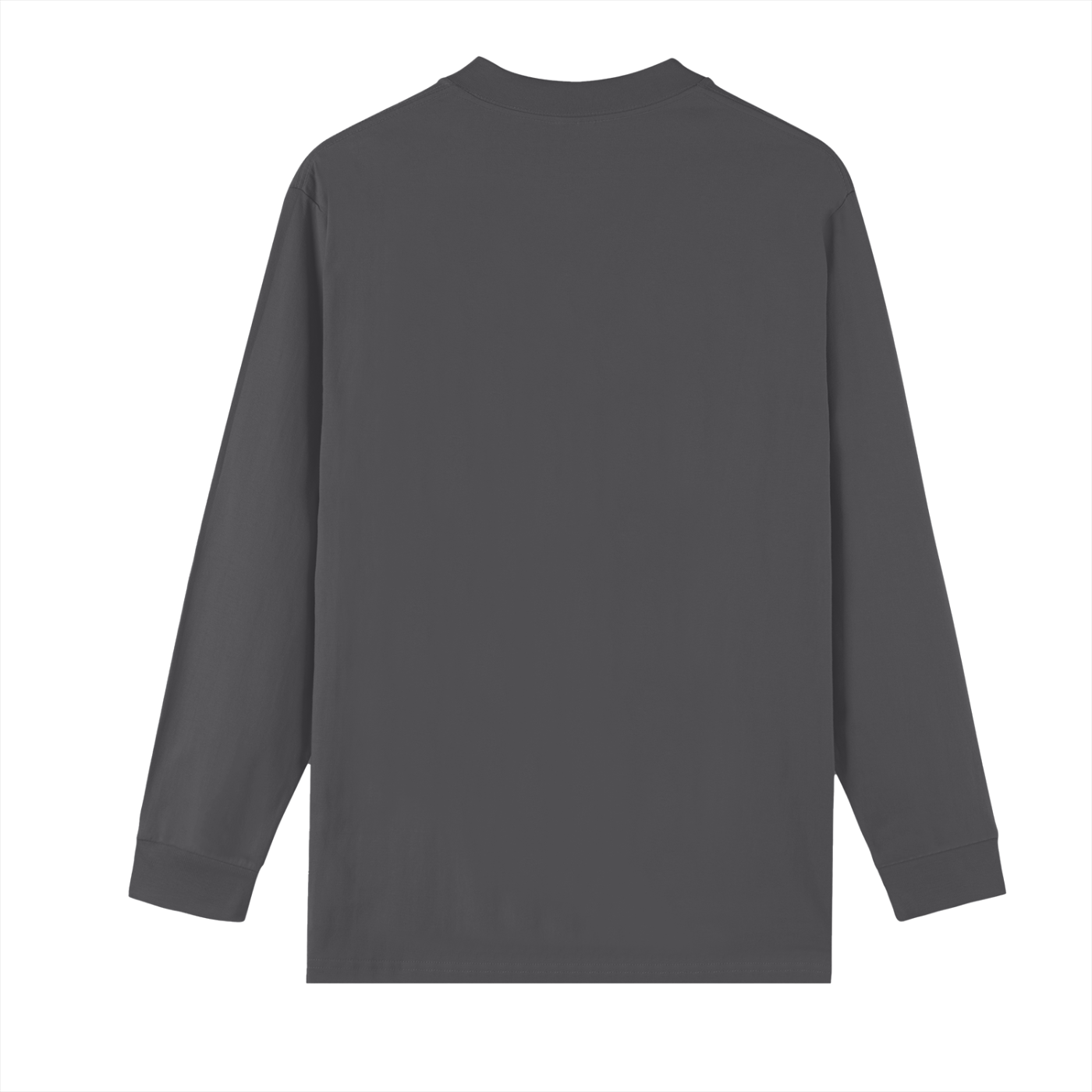 Unisex Crew Neck Drop Shoulder Long Sleeve Shirt