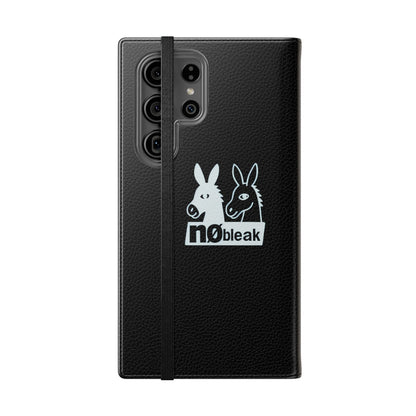 Stylish Flip Case with Unique Animal Design, Phone Protector, Gift for Animal Lovers, Customizable Phone Cover, Black Flip Wallet