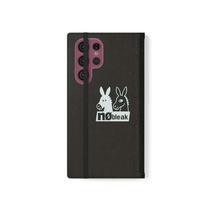 Stylish Flip Case with Unique Animal Design, Phone Protector, Gift for Animal Lovers, Customizable Phone Cover, Black Flip Wallet
