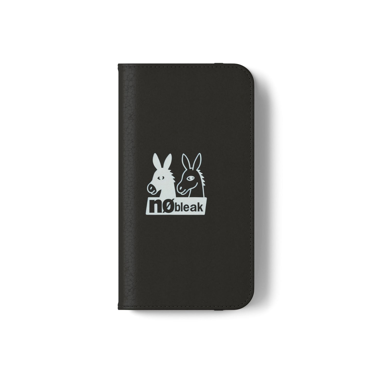 Stylish Flip Case with Unique Animal Design, Phone Protector, Gift for Animal Lovers, Customizable Phone Cover, Black Flip Wallet