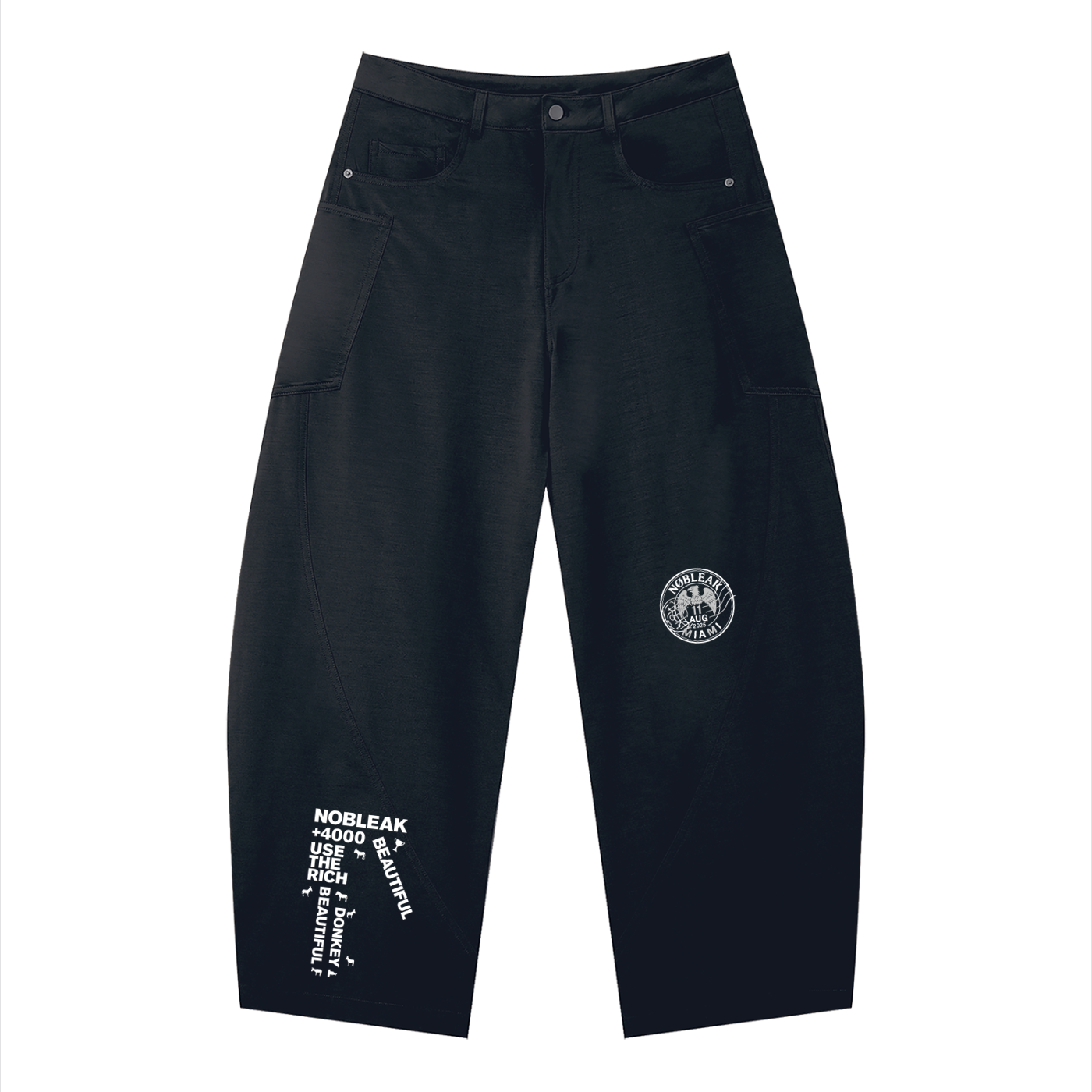 Men's Barrel Leg Pants