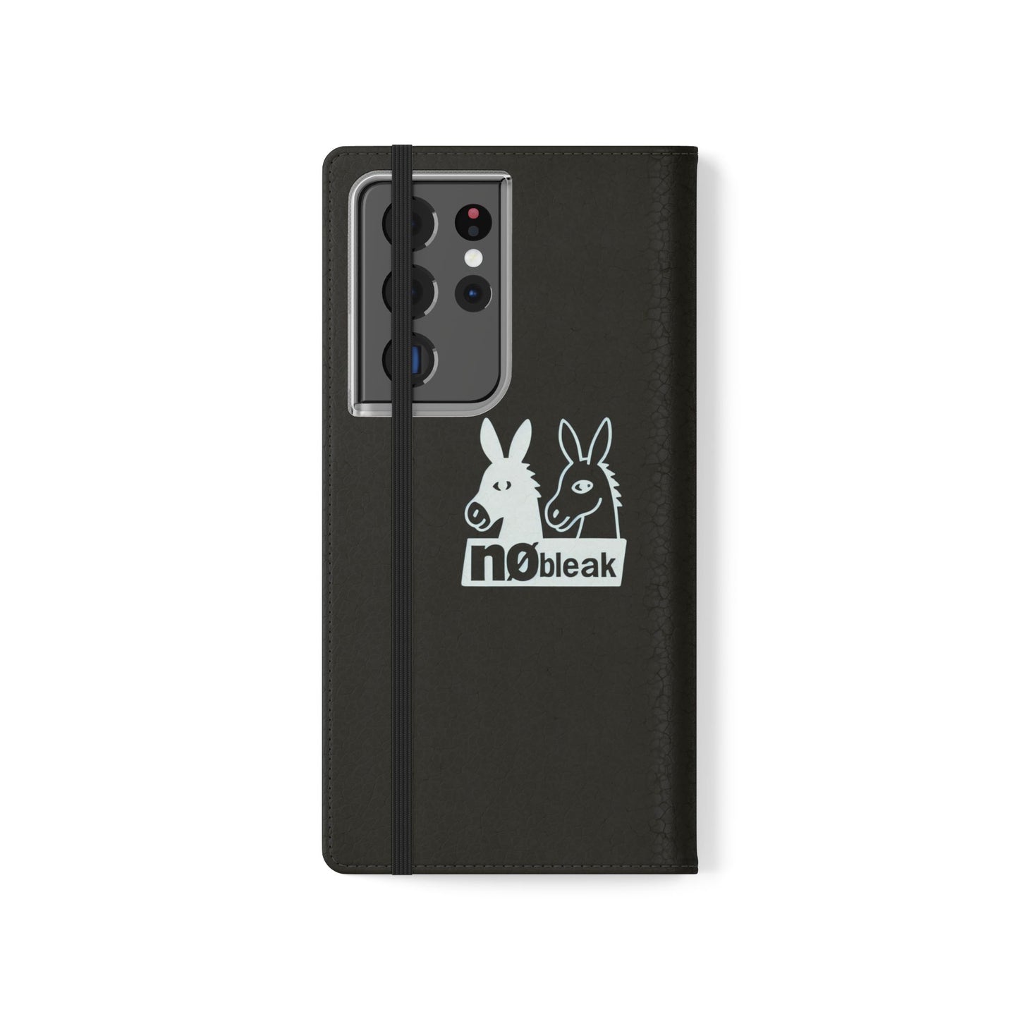 Stylish Flip Case with Unique Animal Design, Phone Protector, Gift for Animal Lovers, Customizable Phone Cover, Black Flip Wallet
