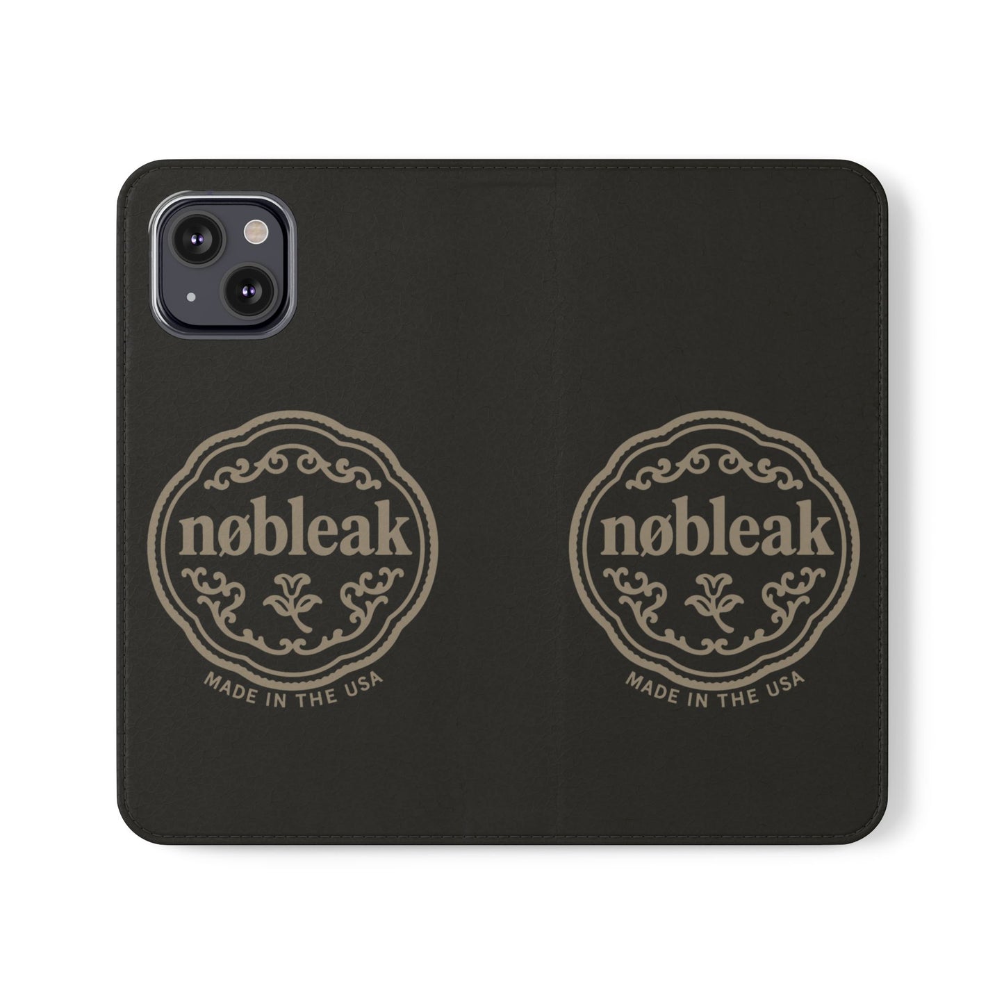 Elegant Leather Flip Case for Phones, Personalized Smartphone Case, Travel Wallet, Custom Gift for Her, Stylish Phone Protector