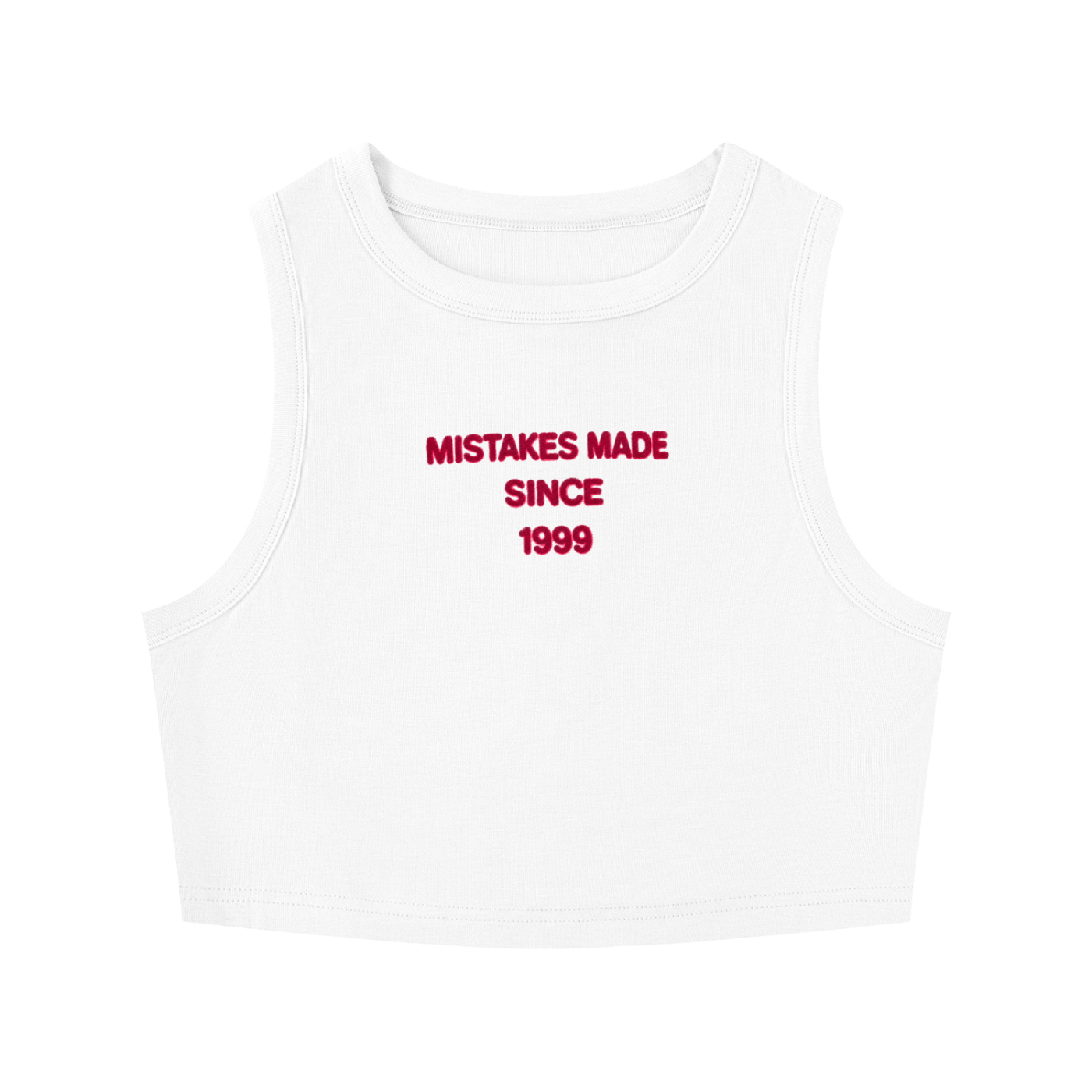Women's Tight Crewneck Crop Tank Top
