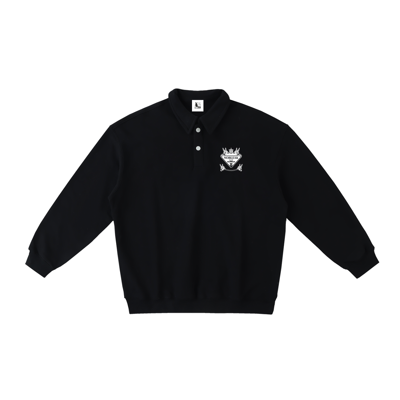 Unisex Heavyweight Polo-Collar Sweatshirt