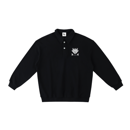 Unisex Heavyweight Polo-Collar Sweatshirt