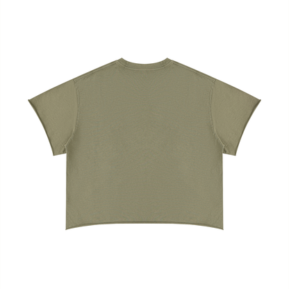 Unisex Boxy Raw Edge T-Shirt