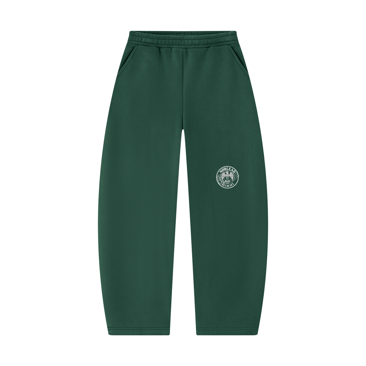 Unisex Barrel Leg Essential Sweatpants