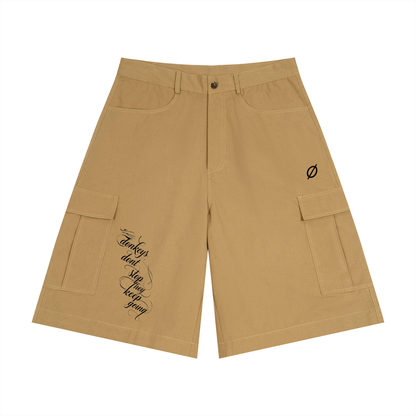 Unisex Woven Cargo Going out Shorts