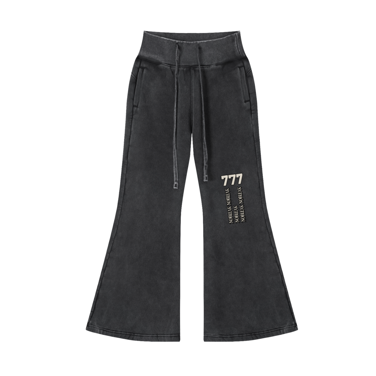Women's Vintage Washed Flared Essential Fleece Pants