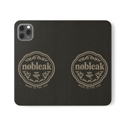 Elegant Leather Flip Case for Phones, Personalized Smartphone Case, Travel Wallet, Custom Gift for Her, Stylish Phone Protector