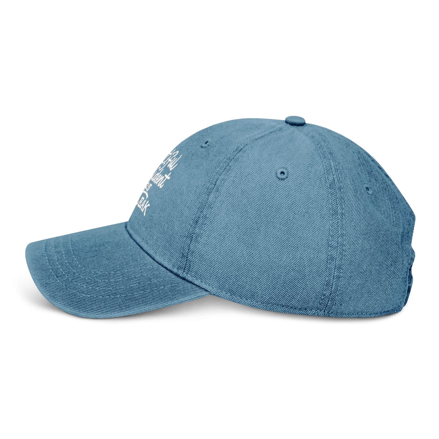 Beautifully Accidental Denim Hat | Embroidered Cap