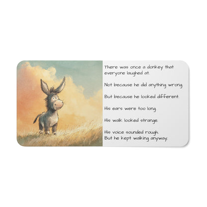 Book — Whimsical Donkey Adventure Kids’ Board Book (nøbleak Cover)