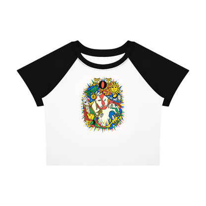 Women’s Raglan Color Block Street  Baby T-Shirt